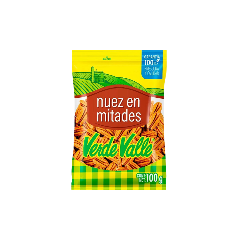 Nuez en Mitades Verde Valle, Bolsa 75g