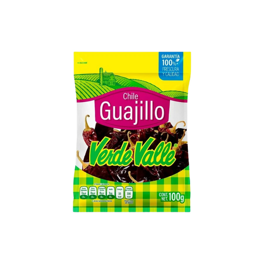 Chile Guajillo Verde Valle, Bolsa 25g