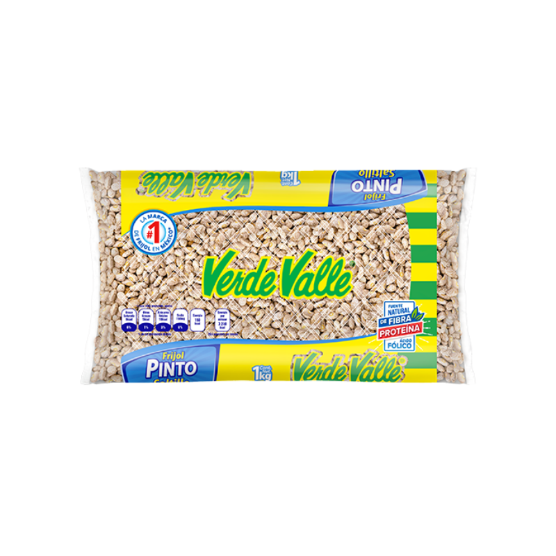 Frijol Pinto Verde Valle, Bolsa 1kg