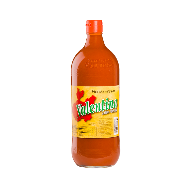 Salsa Picante Amarilla Valentina, Botella 1L