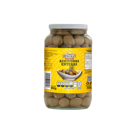 Aceitunas Enteras San Miguel, Frasco 950g