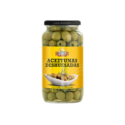 Aceitunas sin Hueso San Miguel, Frasco 950g