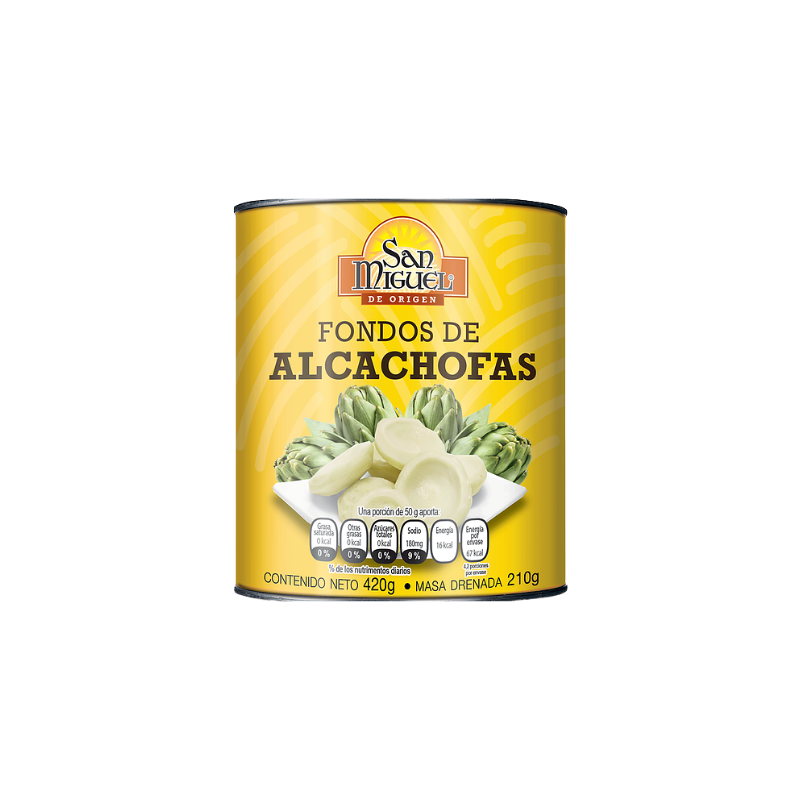 Fondos de Alcachofa San Miguel, Lata 400g