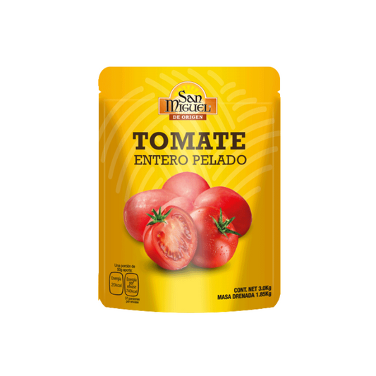 Tomate Entero Pelado San Miguel, Bolsa 3kg