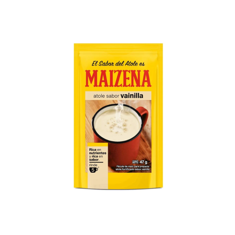 Fécula de Maíz Sabor Vainilla Maizena, Paquete 24 Sobres de 47g