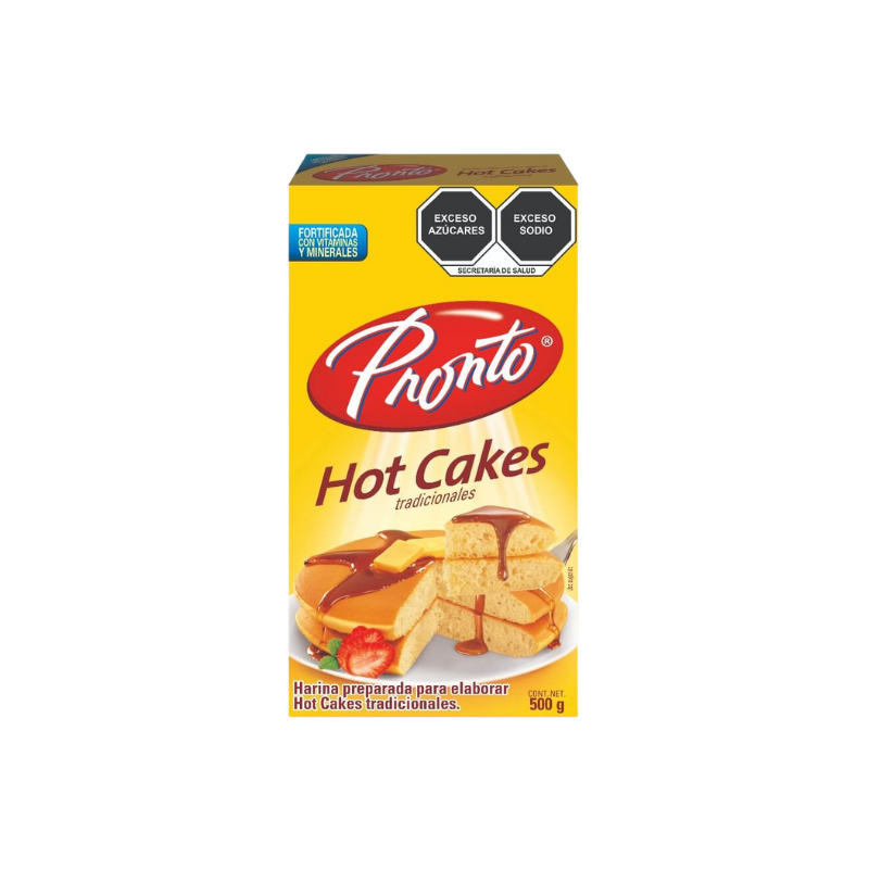 Harina para Hot Cakes Pronto, Caja 500g