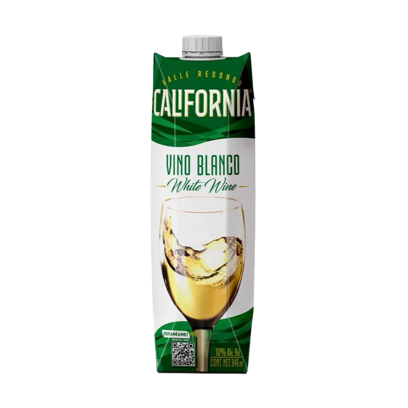 Vino Blanco California, Tetrapack 1L