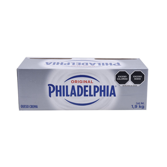 Queso Crema Philadelphia, Caja 1.9kg