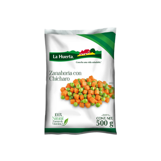 Chícharo con Zanahoria La Huerta, Bolsa 500g