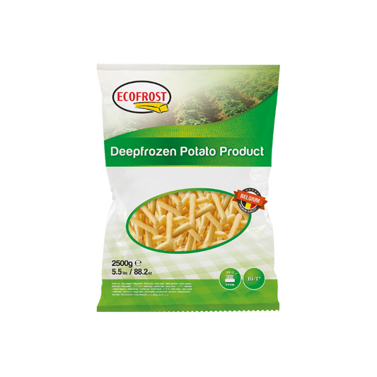 Papa Corte Delgado de 1/4 Ecofrost, Bolsa 2.5kg