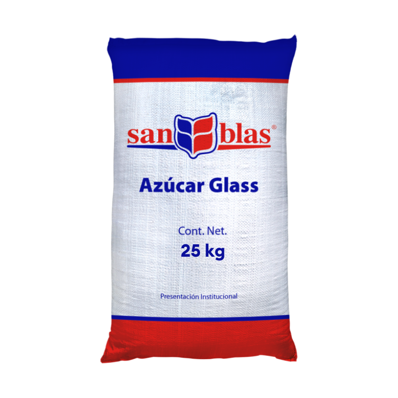 Azúcar Glass San Blas, Bulto 25kg