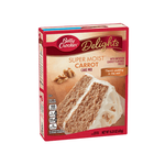 Harina para Pastel de Zanahoria Super Moist Betty Crocker, Caja 375g