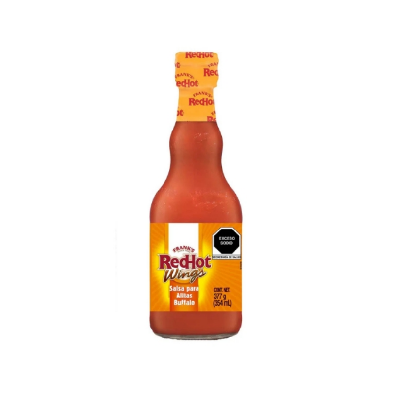 Salsa para Alitas Red Hot Frank's, Botella 354g