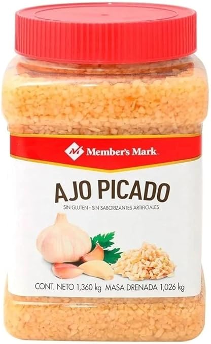 Ajo Picado Member's Mark, Bote 1.36kg