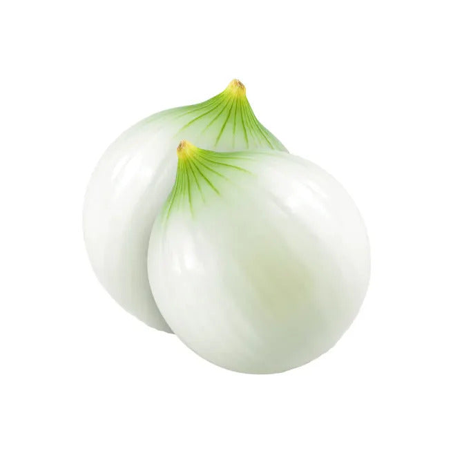 Cebolla Blanca Limpia Mediana, 1kg