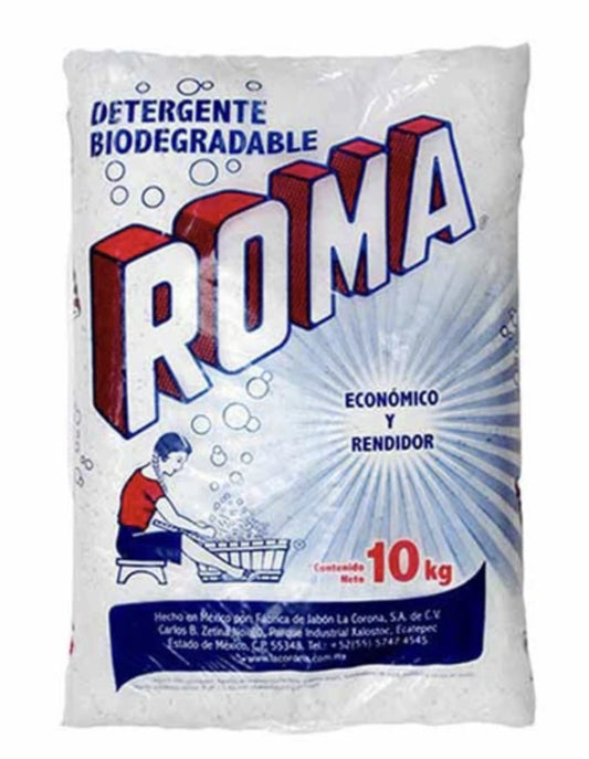 Detergente en Polvo Roma, Bulto 10kg