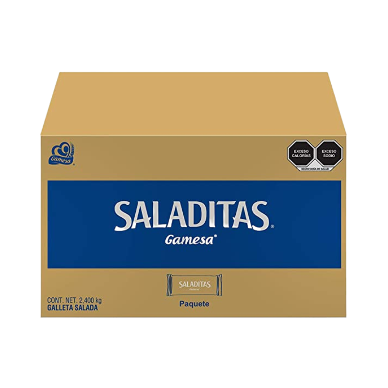 Galletas Saladitas Gamesa, Caja 200 Paquetes de 13g