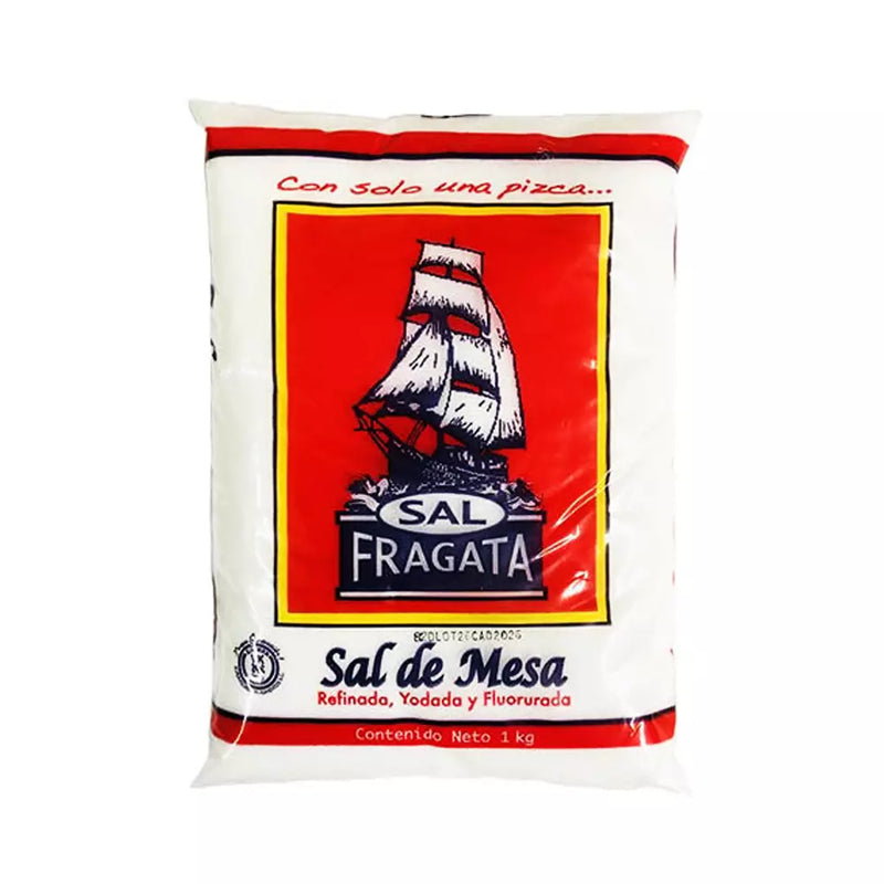 Sal de Mesa Fragata Refinada, Bolsa 1kg