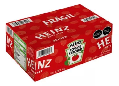 Salsa Catsup Heinz, Caja 200 sobres de 9g