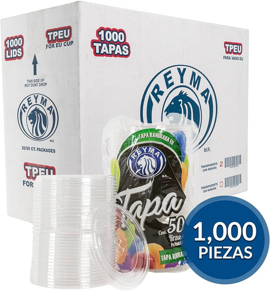 Tapa para Vaso Reyma 456mL, Caja 1000 Piezas