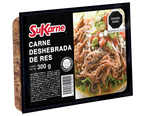 Carne de Res Deshebrada SuKarne, Caja con 15 Paquetes de ~300g