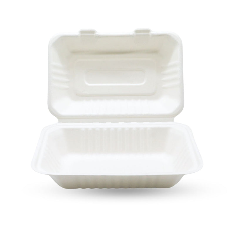 Contenedor Rectangular Biodegradable, Paquete 250 Piezas