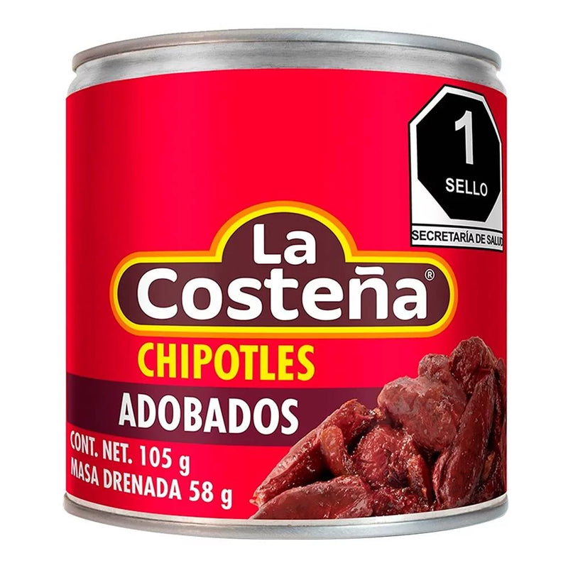 Chile Chipotle La Costeña, Lata 800g