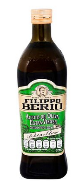 Aceite de Oliva Extra Virgen Filippo Berio, Botella 1L