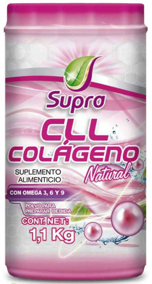 COLAGENO PURO HIDROLIZADO NATURAL SUPRA CLL 1.1 kG. SUPRA NATURA