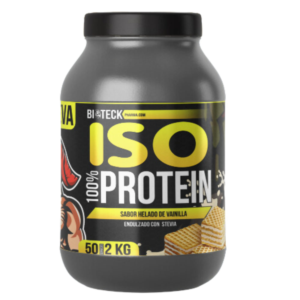 BIOTECKPHARMA | ISO protein sabor Helado de vainilla 8.80 lbs/ 4kg…