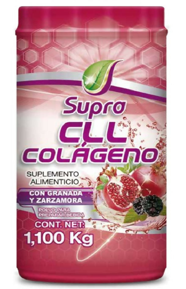 COLÁGENO PURO HIDROLIZADO CON GRANADA Y ZARZAMORA 1.1 KG SUPRA NATURA