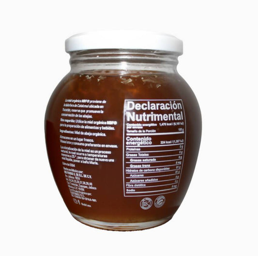 Miel Organica de Abeja 100% Pura con Panal Comestible