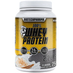 BIOTECKPHARMA| 100% Whey Protein Suero de Leche en Polvo | 2.20 lb (1000 gr) | 24 gr de proteína por porción | Sin Azúcar Añadida | 25 porciones |