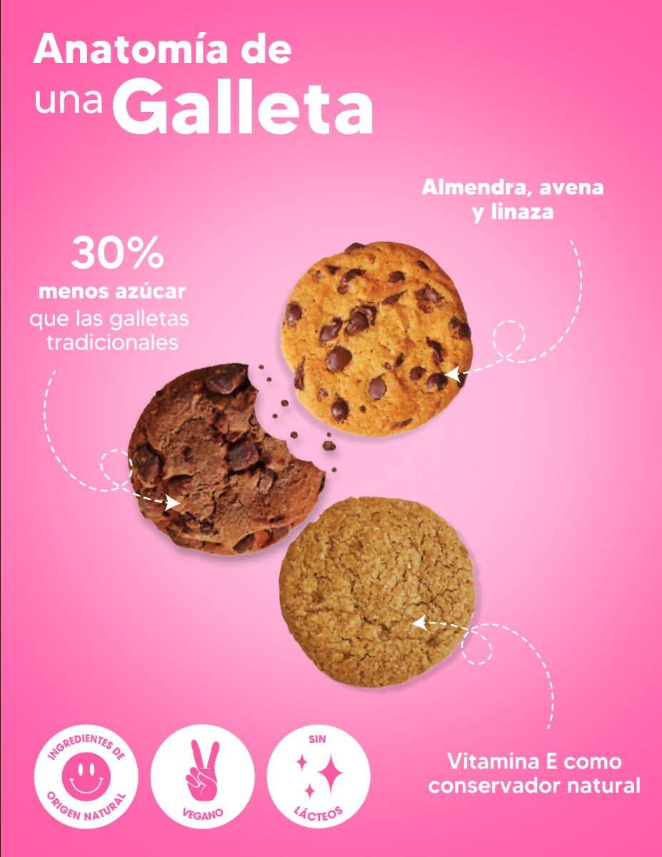 6 PACK GALLETAS DE CHISPAS DE CHOCOLATE