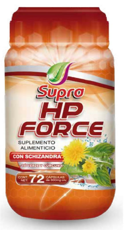 HP FORCE CON SCHIZANDRA 72 CAPSULAS 500 MG SUPRA NATURA