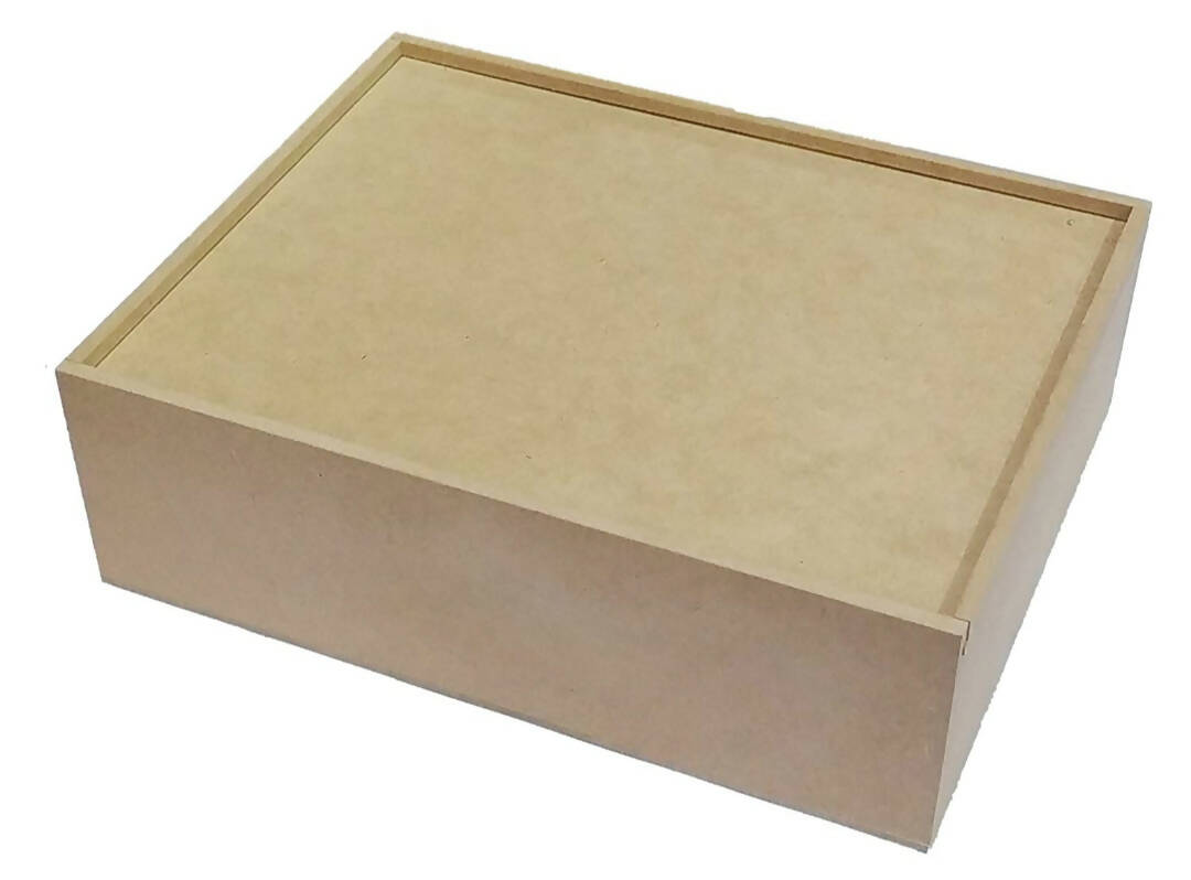 Caja de madera (MDF) para regalo con divisiones, organizadora