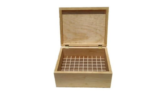 Caja de madera para aceites esenciales
