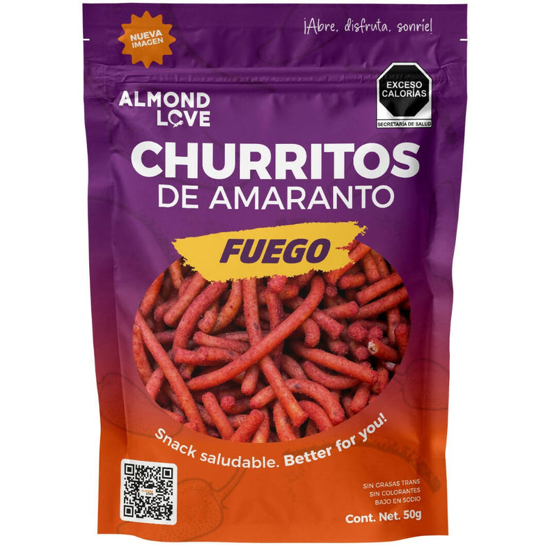 Churritos de amaranto Fuego 50g