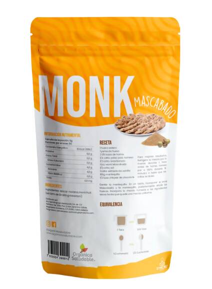 Monkfruit Mascabado By Orgánica y Saludable