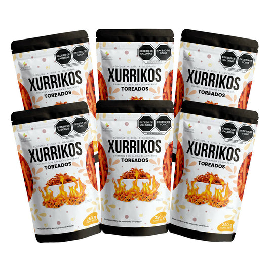 Xurrikos de Amaranto sabor Toreado By Orgánica y Saludable 6 Pack