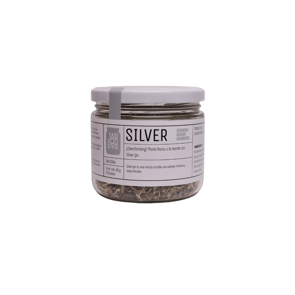 Silver Jar (ANSIEDAD) Infusiòn de sabores intensos y notas florales, 60g