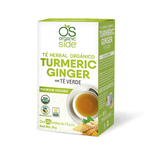 Turmeric Ginger con Té Verde Bol.