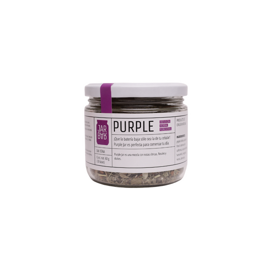 Purple Jar (ENERGIZANTE) Infusión con notas cítricas, florales y dulces, 60g