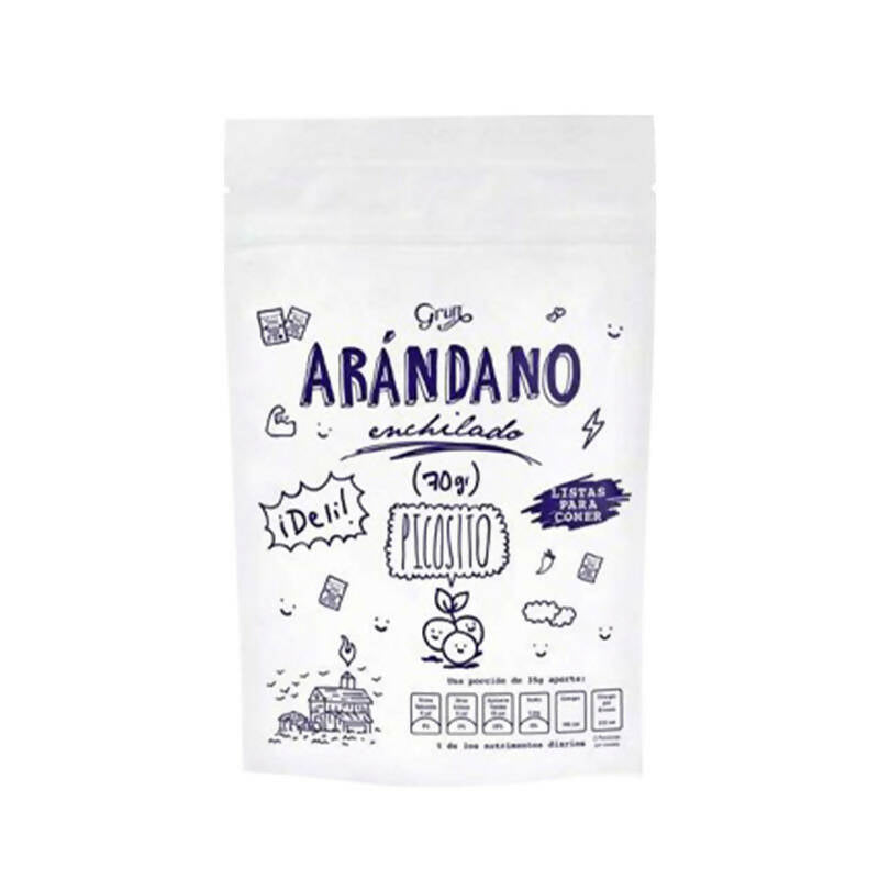 Arándano Enchilado 70g c/u Caja de 12 pzas