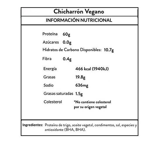 Chicharrón Frito Vegano 150g