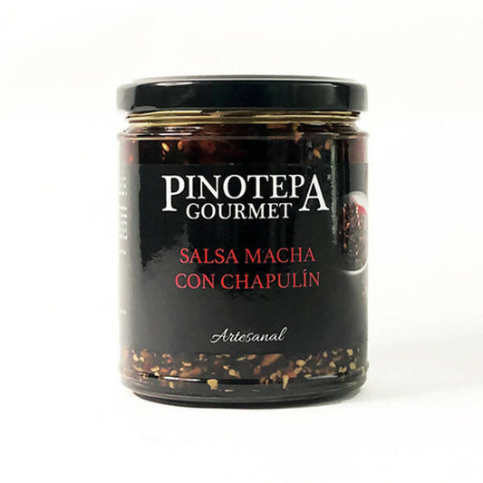 Salsa Macha con Chapulin Frasco 1K