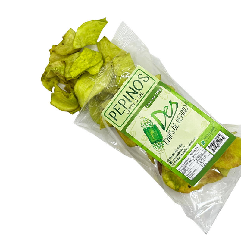 Chips pepino Limón y sal 100g (Pieza)