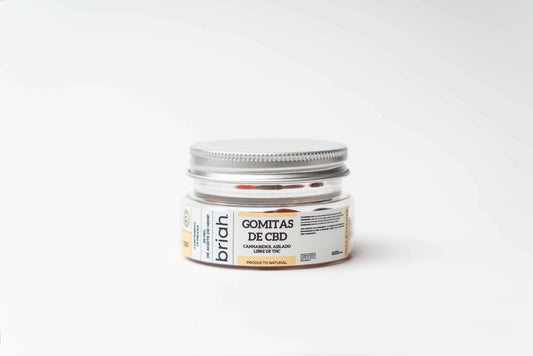 Gomitas con CBD Briah Frutales con Cannabidol Aislado 250 mg 15 piezas