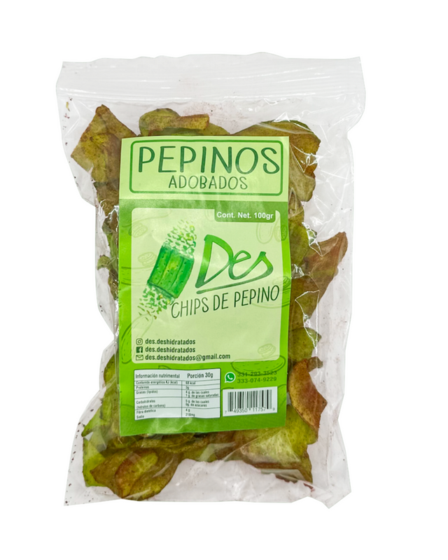 Chips pepino adobado 100g (Pieza)