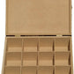 Caja para té de madera (MDF( 12 divisiones
